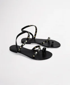 Tony Bianco Back In Stock Finola Black 1cm Flats