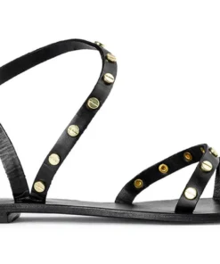 Tony Bianco Back In Stock Finola Black 1cm Flats