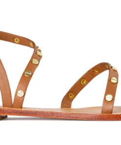 Tony Bianco Back In Stock Finola Tan 1cm Flats