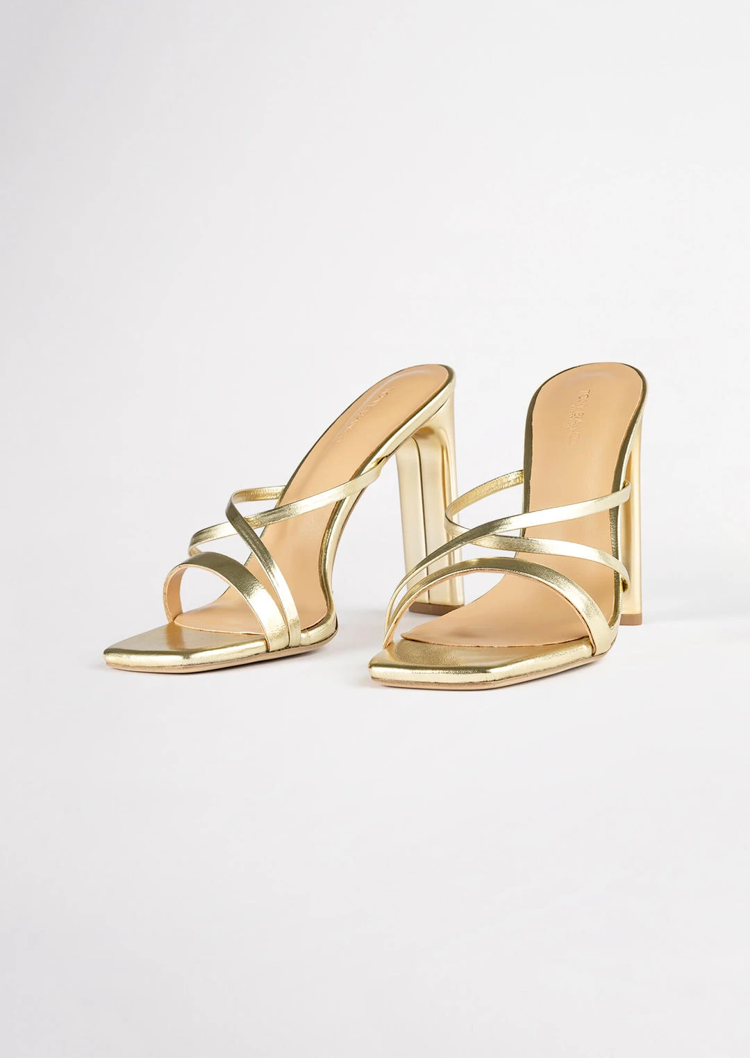 Tony Bianco Fior Gold Nappa Metallic 11cm Heels 5 Tony Bianco Fior Gold Nappa Metallic 11cm Heels