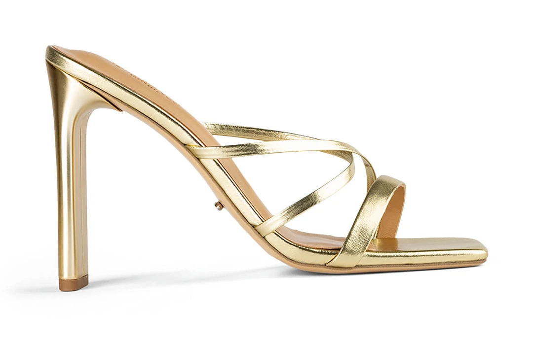 Tony Bianco Fior Gold Nappa Metallic 11cm Heels 3 Tony Bianco Fior Gold Nappa Metallic 11cm Heels
