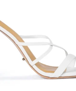 Tony Bianco Fior White Kid 11cm Heels