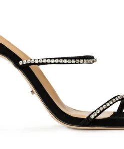 Tony Bianco Shoes Fletcher Black Suede 10.5cm Heels