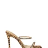 Tony Bianco Fletcher Leopard Satin 10.5cm Heels Shoes