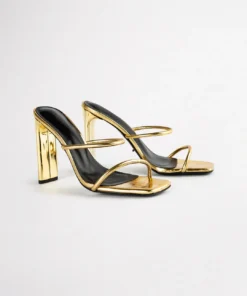 Tony Bianco Shoes Florence Gold Foil 11cm Heels