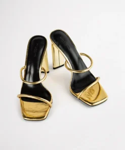 Tony Bianco Shoes Florence Gold Foil 11cm Heels