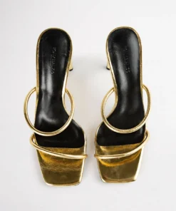 Tony Bianco Shoes Florence Gold Foil 11cm Heels