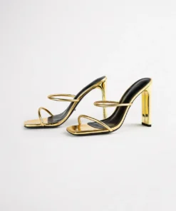 Tony Bianco Shoes Florence Gold Foil 11cm Heels