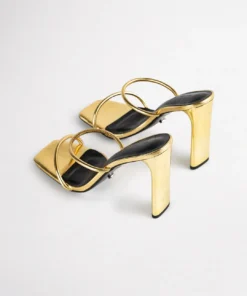 Tony Bianco Shoes Florence Gold Foil 11cm Heels