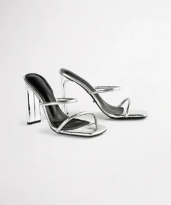 Tony Bianco Best Sellers Florence Silver Foil 11cm Heels 13 Tony Bianco Best Sellers Florence Silver Foil 11cm Heels