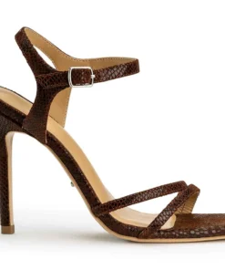 Tony Bianco Florenz Choc Snake 10.5cm Heels Shoes
