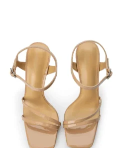 Tony Bianco Shoes Florenz Nude Patent 10.5cm Heels
