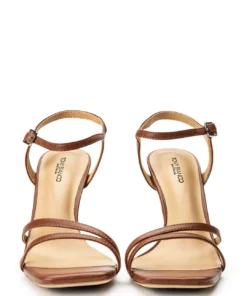 Tony Bianco Florenz Rust Nappa 10.5cm Heels