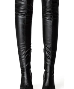 Tony Bianco Fonda Black Venezia 8cm Long Boots Shoes