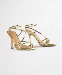Tony Bianco Franci Gold Nappa Metallic 10.5cm Heels Best Sellers