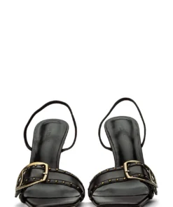 Tony Bianco Freja Black Como 10.5cm Heels