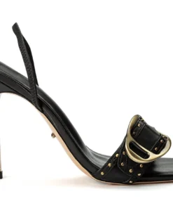 Tony Bianco Freja Black Como 10.5cm Heels