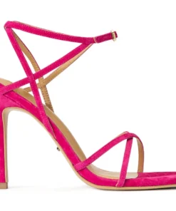 Tony Bianco Shoes Frisky Lipstick Suede 10.5cm Heels