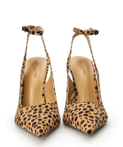 Tony Bianco Gallery Leopard Satin 11cm Heels Shoes 9 Tony Bianco Gallery Leopard Satin 11cm Heels Shoes