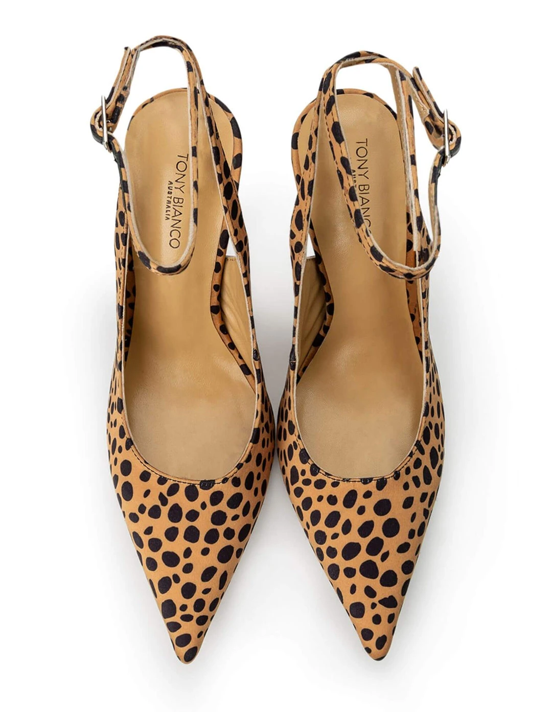 Tony Bianco Gallery Leopard Satin 11cm Heels Shoes 6 Tony Bianco Gallery Leopard Satin 11cm Heels Shoes