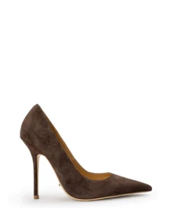 Tony Bianco Hot List Glamma Espresso Suede 11cm Heels