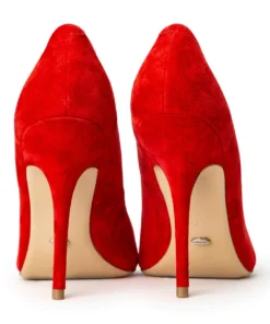 Tony Bianco Shoes Glamma Red Suede 11cm Heels 9 Tony Bianco Shoes Glamma Red Suede 11cm Heels