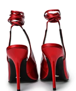 Tony Bianco Glint Red Illumine 11cm Heels Shoes