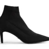 Tony Bianco Gwen Black Sock Knit 6.5cm Ankle Boots Best Sellers
