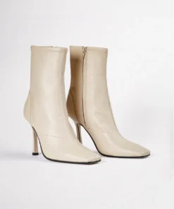 Tony Bianco Halsey Vanilla Nappa 10.5cm Ankle Boots