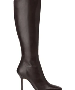 Tony Bianco Havana Chocolate Nappa 10.5cm Calf Boots