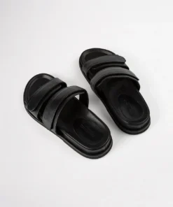 Tony Bianco Hawk Black Capretto 3.5cm Sandals Shoes 12 Tony Bianco Hawk Black Capretto 3.5cm Sandals Shoes