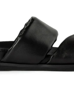 Tony Bianco Back In Stock Henry Black Nappa 3.5cm Sandals