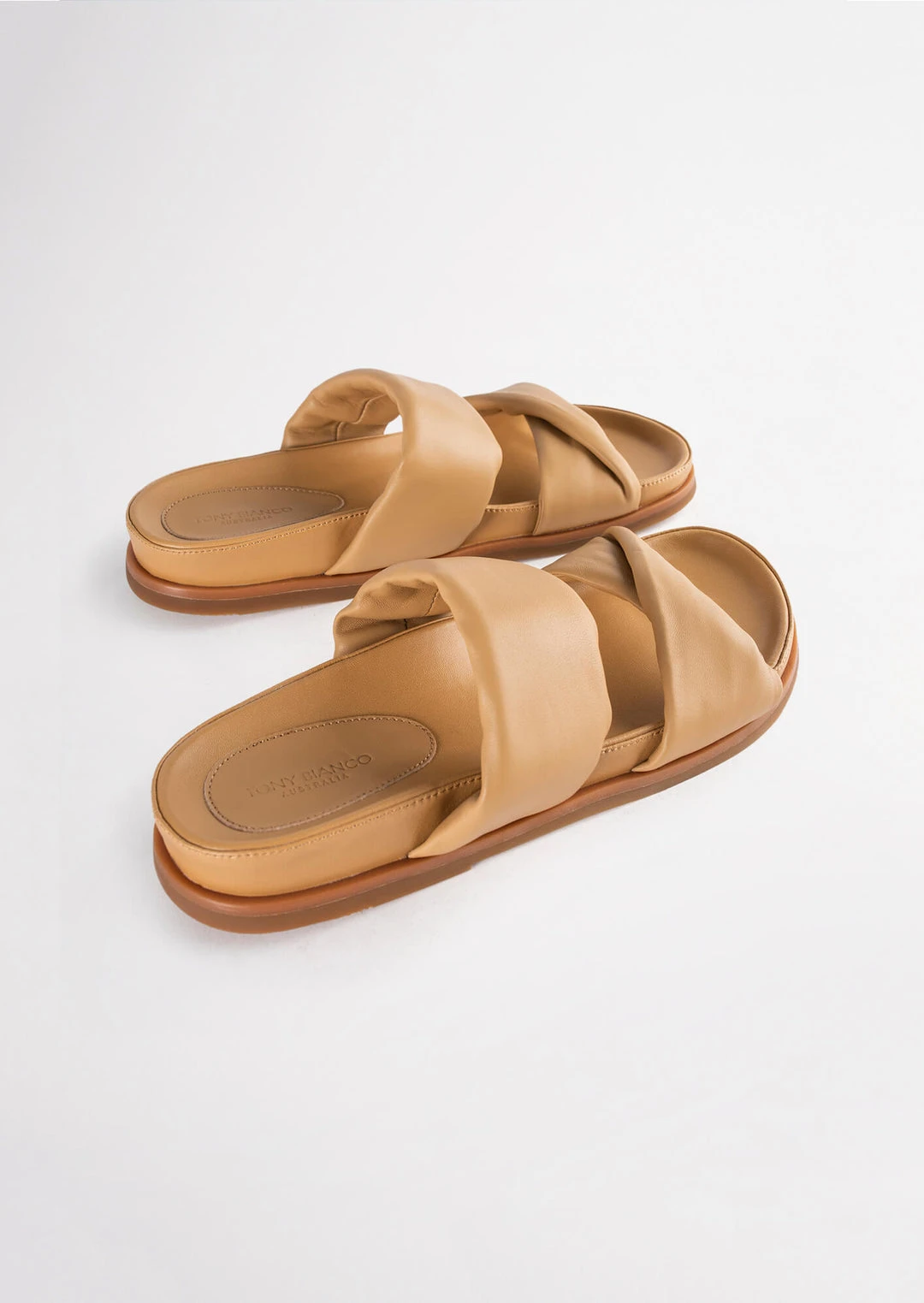 Tony Bianco Henry Honey Nappa 3.5cm Sandals 8 Tony Bianco Henry Honey Nappa 3.5cm Sandals