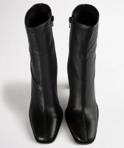 Tony Bianco Ines Black Como 10cm Ankle Boots Shoes