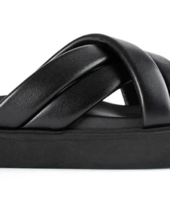 Tony Bianco Shoes Jager Black Nappa 3cm Sandals