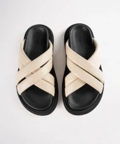 Tony Bianco Jager Vanilla Nappa 3cm Sandals Shoes 11 Tony Bianco Jager Vanilla Nappa 3cm Sandals Shoes