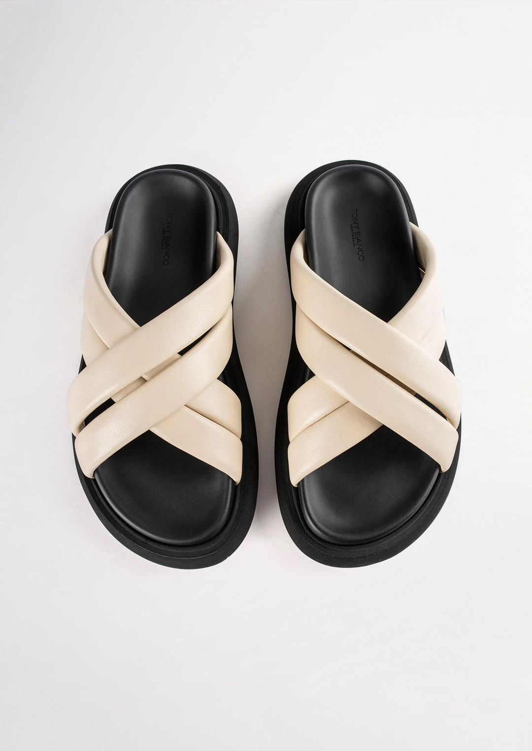 Tony Bianco Jager Vanilla Nappa 3cm Sandals Shoes 7 Tony Bianco Jager Vanilla Nappa 3cm Sandals Shoes