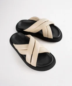 Tony Bianco Jager Vanilla Nappa 3cm Sandals Shoes 10 Tony Bianco Jager Vanilla Nappa 3cm Sandals Shoes