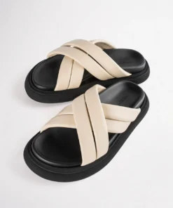 Tony Bianco Jager Vanilla Nappa 3cm Sandals Shoes 9 Tony Bianco Jager Vanilla Nappa 3cm Sandals Shoes