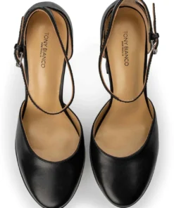 Tony Bianco New Arrivals Jagged Black Como 14cm Heels