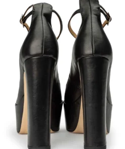 Tony Bianco Hot List Jaguar Black Como 14cm Heels