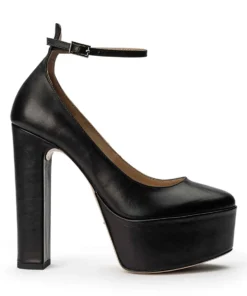 Tony Bianco Hot List Jaguar Black Como 14cm Heels