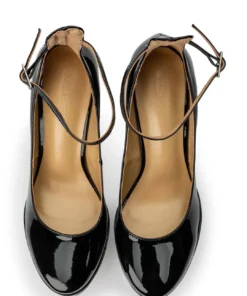 Tony Bianco Jaguar Black Patent 14cm Heels