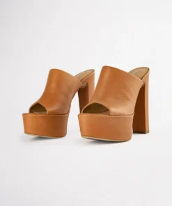 Tony Bianco Jammie Tan Como 14cm Heels