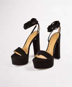 Tony Bianco Jaxx Black Phoenix 14cm Heels Shoes