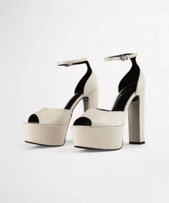 Tony Bianco Hot List Jayze Vanilla Nappa 14cm Heels