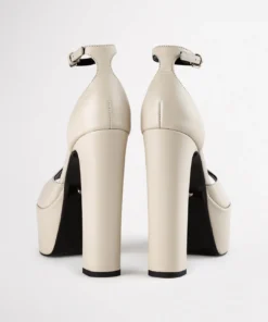 Tony Bianco Hot List Jayze Vanilla Nappa 14cm Heels