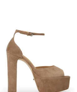 Tony Bianco Jayze Stone Suede 14cm Heels New Arrivals