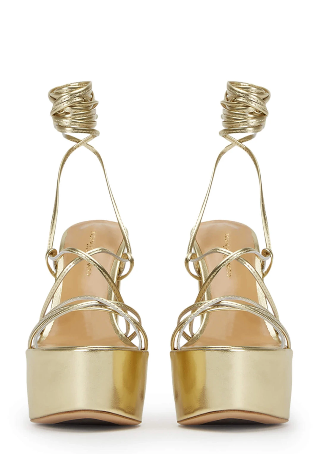 Tony Bianco New Arrivals Jemma Gold Nappa Metallic 14cm Heels 4 Tony Bianco New Arrivals Jemma Gold Nappa Metallic 14cm Heels