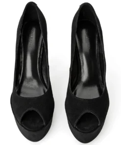 Tony Bianco Jewel Black Suede 14cm Heels 8 Tony Bianco Jewel Black Suede 14cm Heels